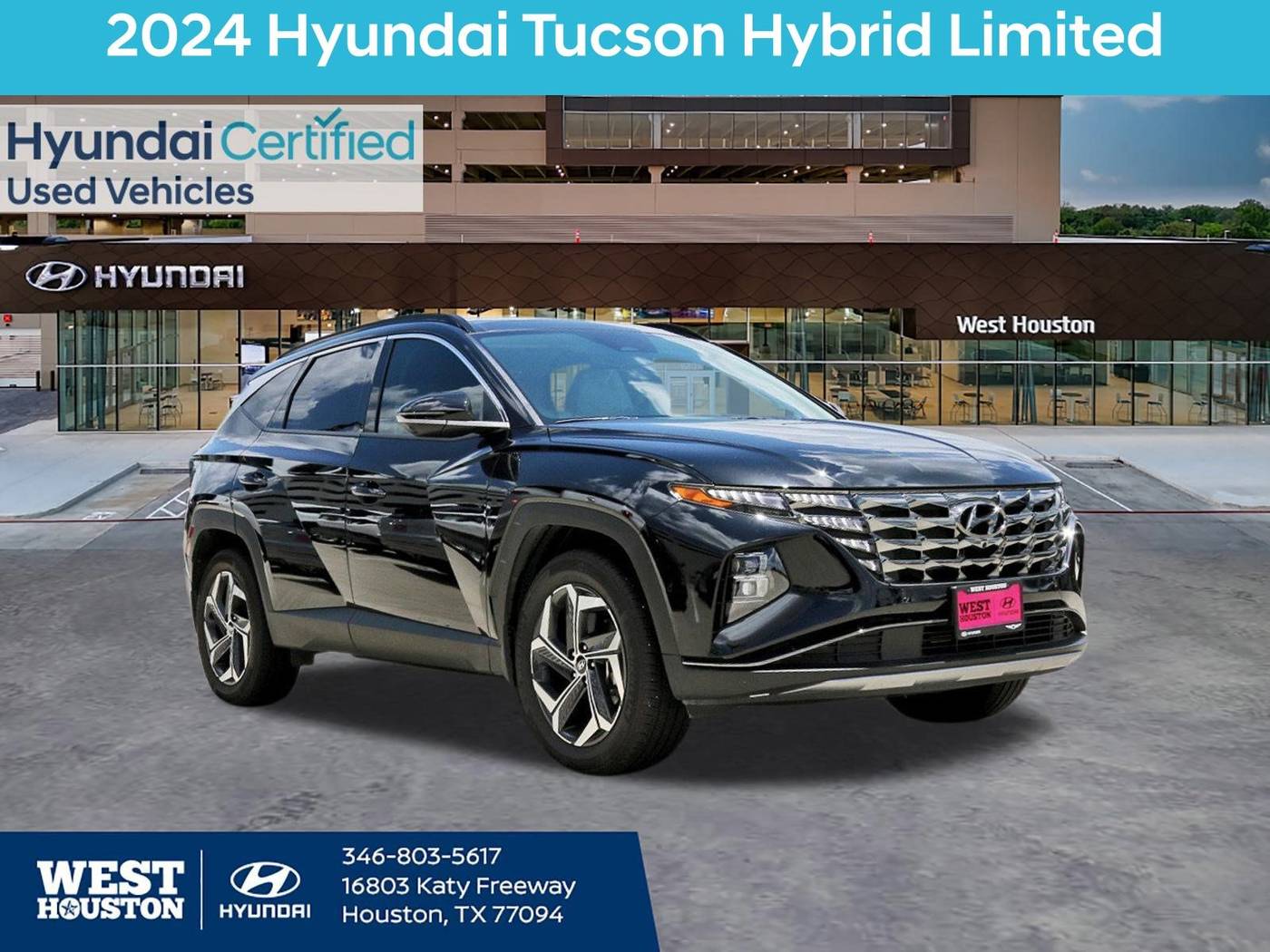 2024 Hyundai Tucson Hybrid Limited — SUV — 7,540 mi — Houston, TX