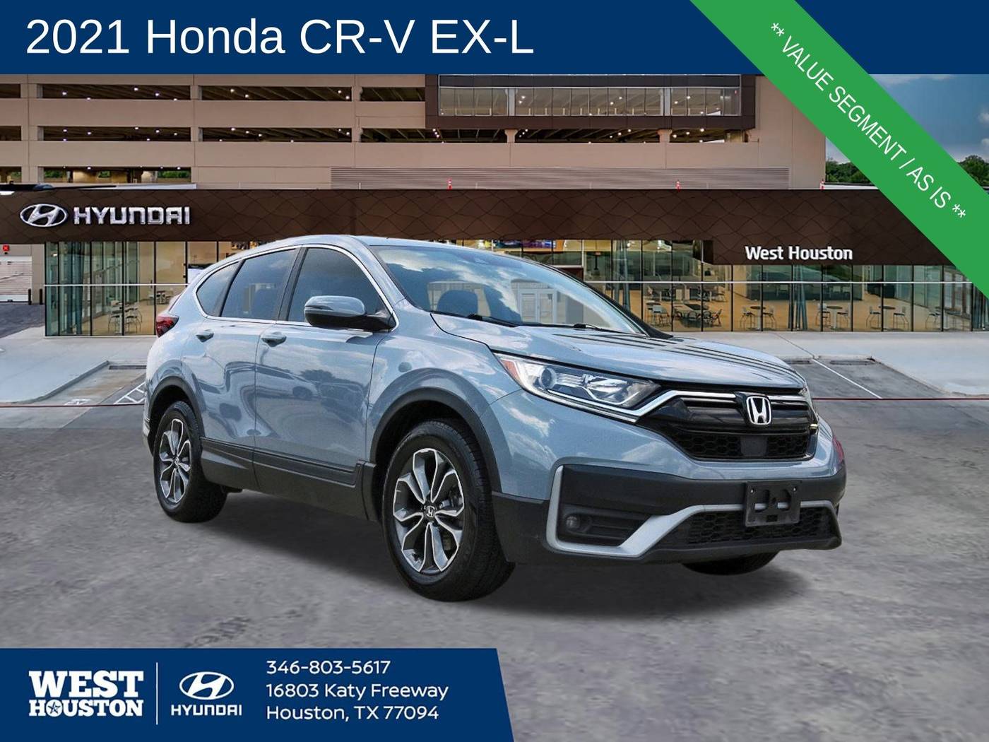 2021 Honda CR-V EX-L — SUV — 97,705 mi — Houston, TX