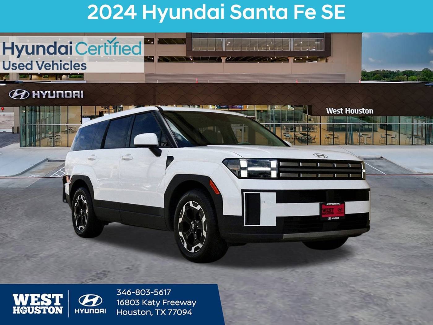 2024 Hyundai Santa Fe SE — SUV — 14,602 mi — Houston, TX