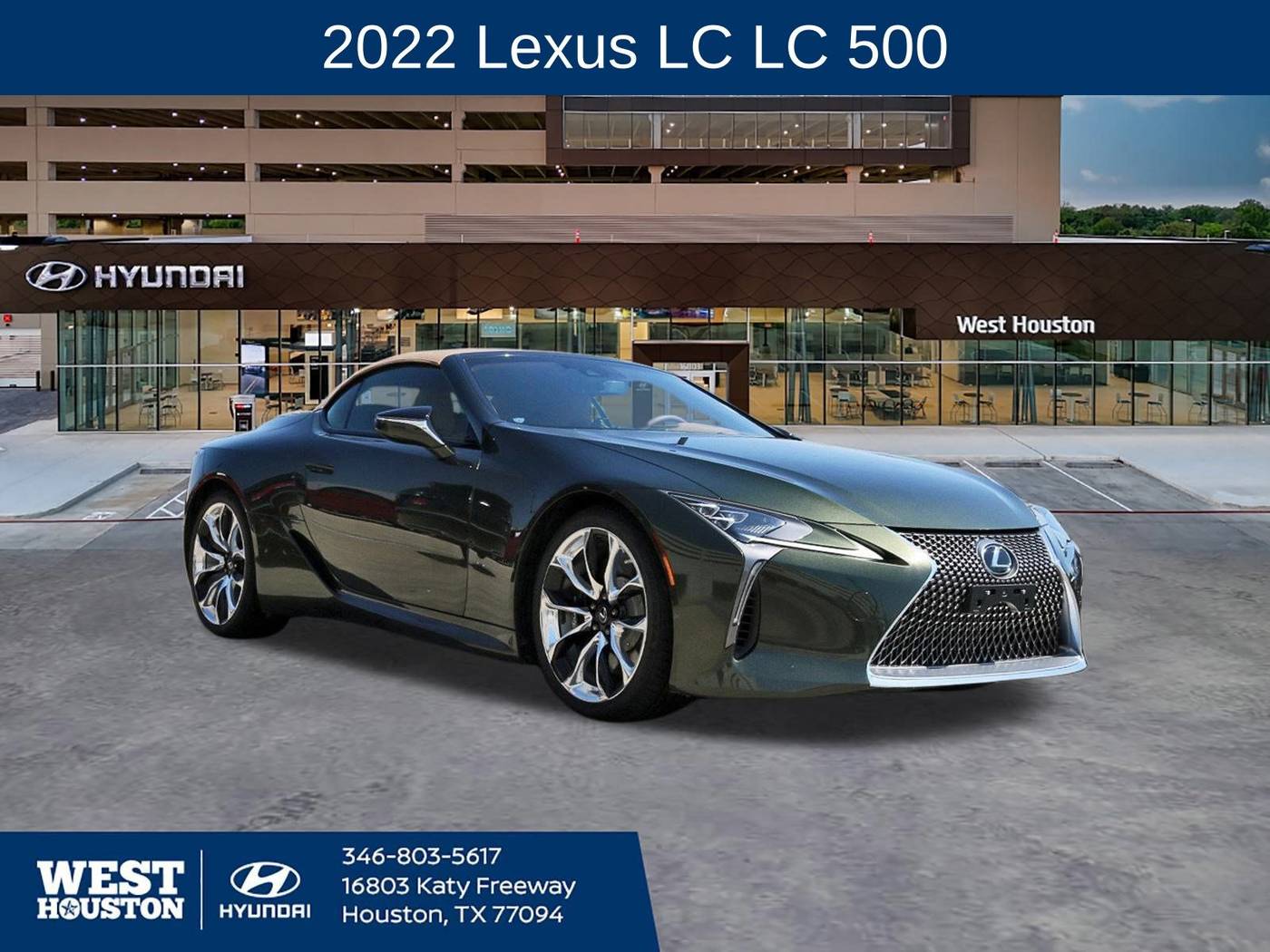 2022 Lexus LC LC 500 — Convertible — 22,721 mi — Houston, TX