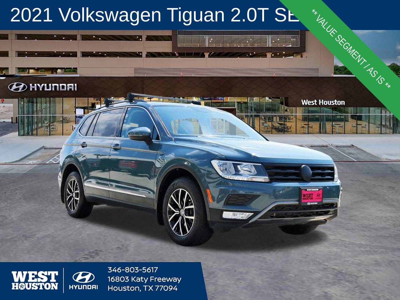 2021 Volkswagen Tiguan SE — SUV — 91,886 mi — Houston, TX