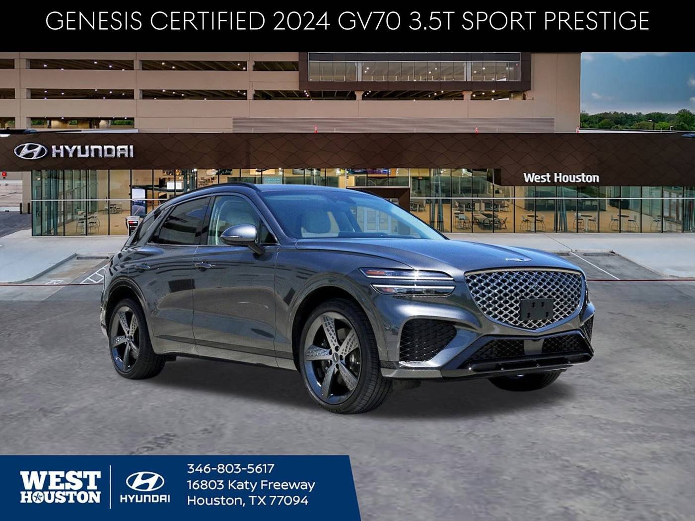 2024 Genesis GV70 3.5T Sport — SUV — 6,703 mi — Houston, TX