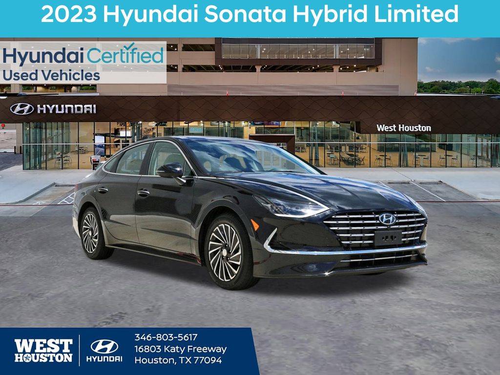 2023 Hyundai Sonata Hybrid Limited — Sedan — 23,840 mi — Houston, TX