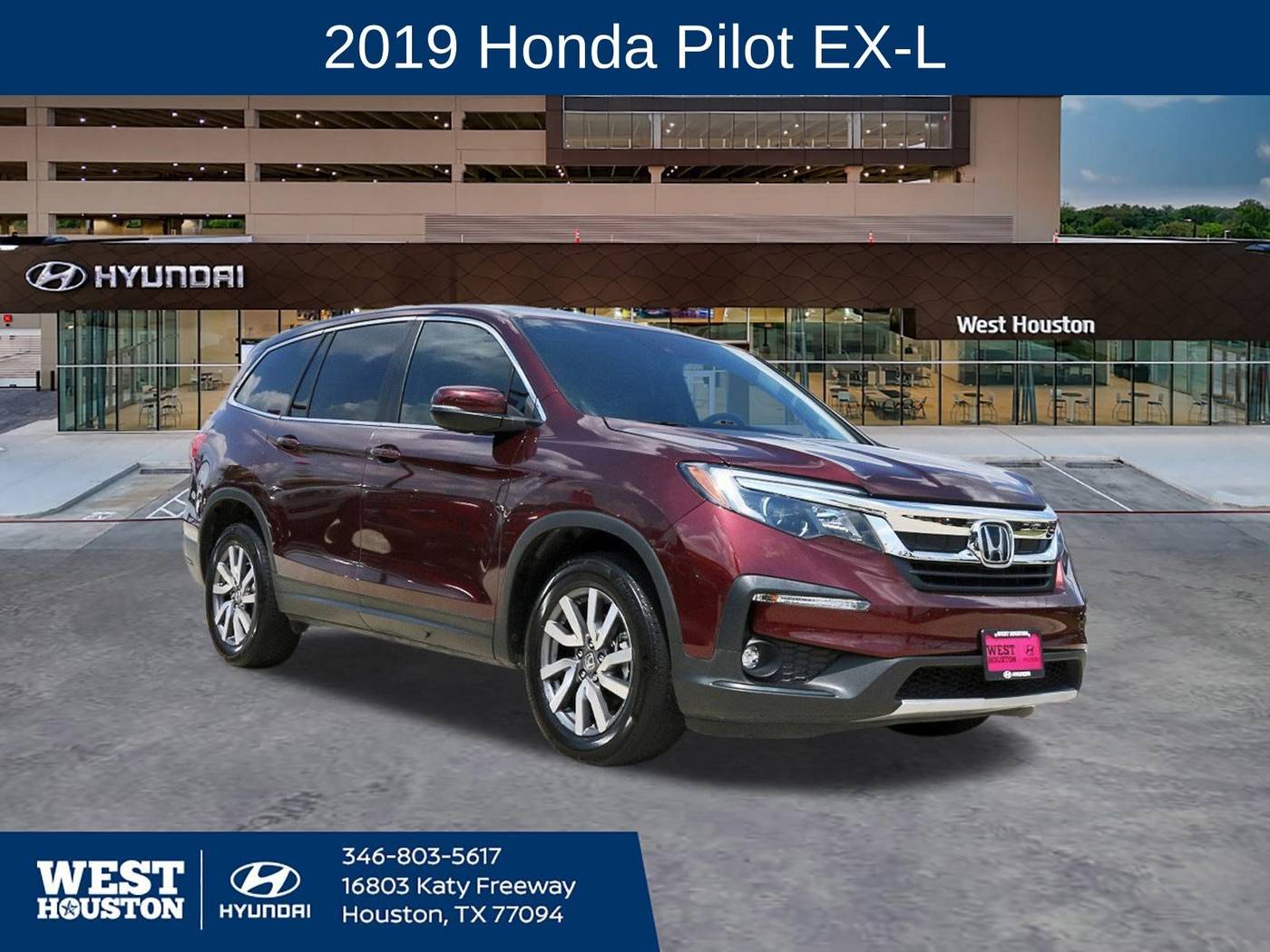 2019 Honda Pilot EX-L — SUV — 59,143 mi — Houston, TX