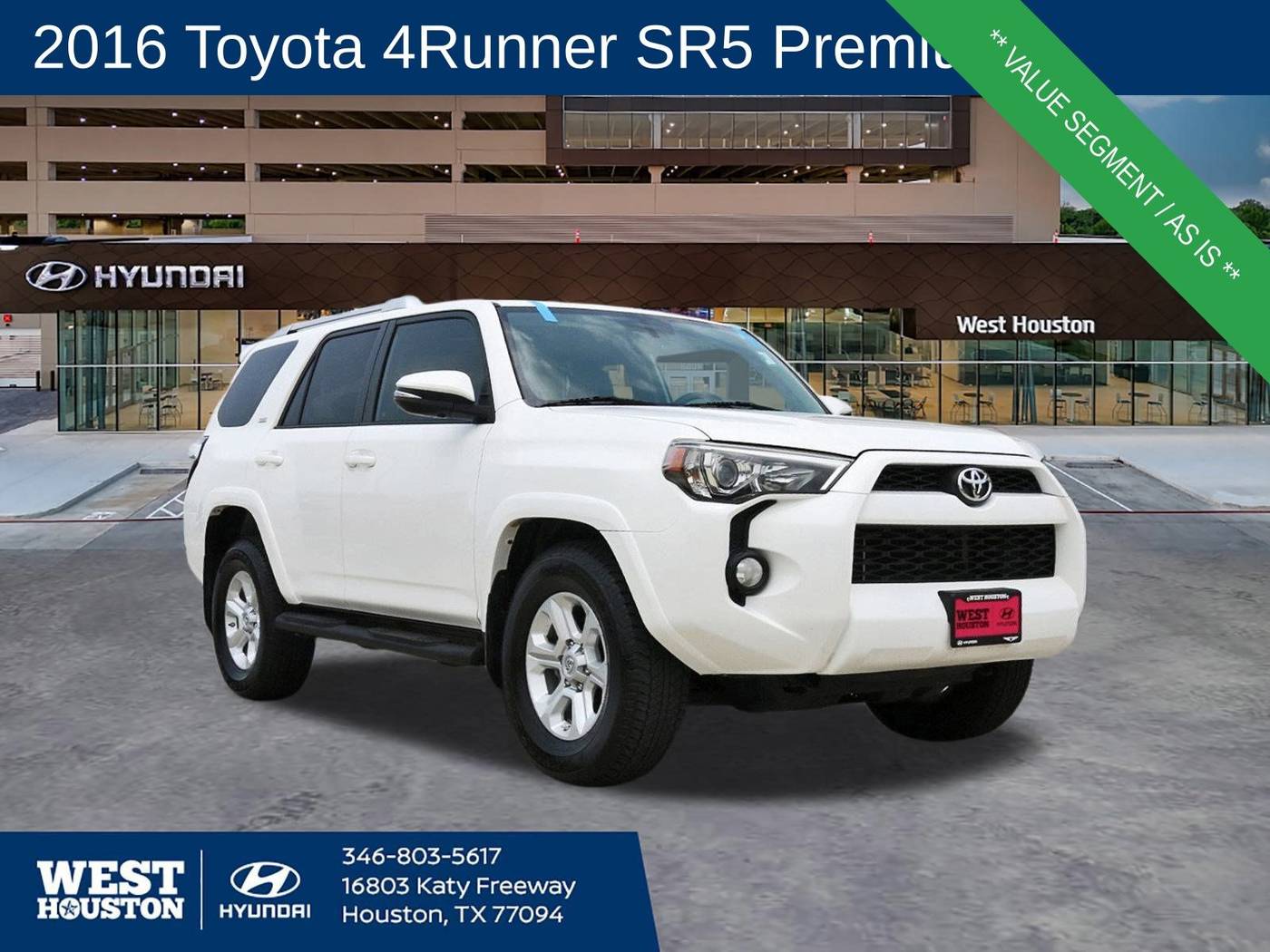 2016 Toyota 4Runner SR5 Premium — SUV — 132,110 mi — Houston, TX