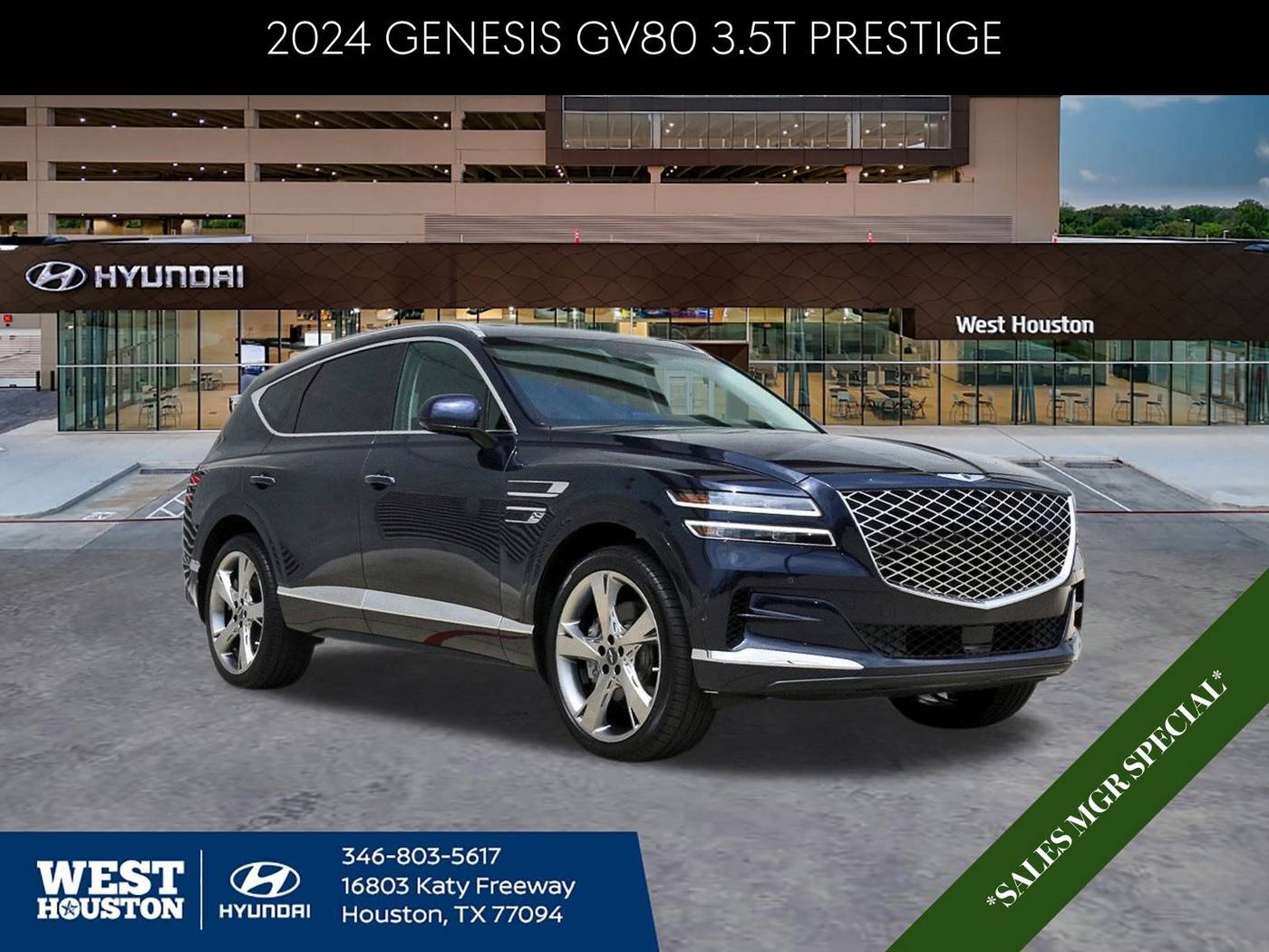 2024 Genesis GV80 3.5T — SUV — 4,004 mi — Houston, TX