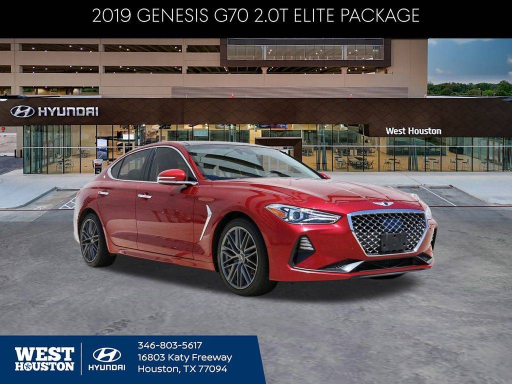 2019 Genesis G70 Advanced — Sedan — 82,341 mi — Houston, TX