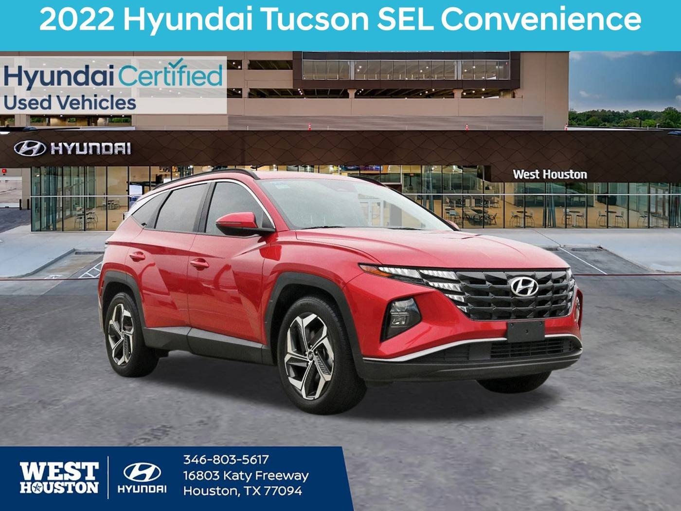 2022 Hyundai Tucson SEL — SUV — 59,461 mi — Houston, TX