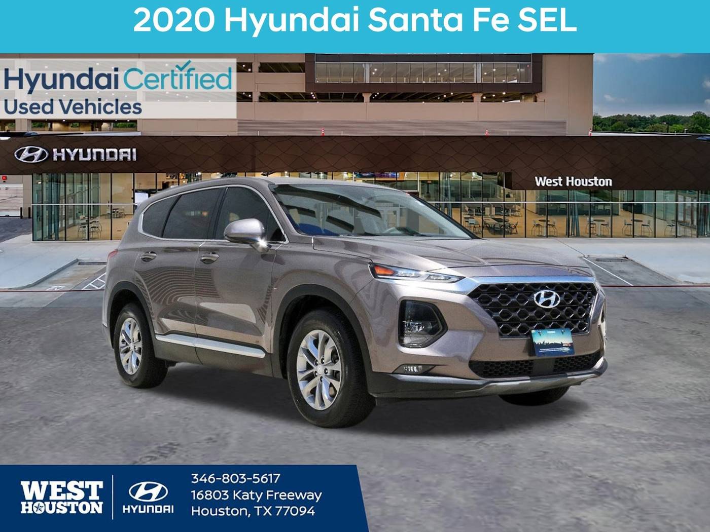 2020 Hyundai Santa Fe SEL — SUV — 54,520 mi — Houston, TX