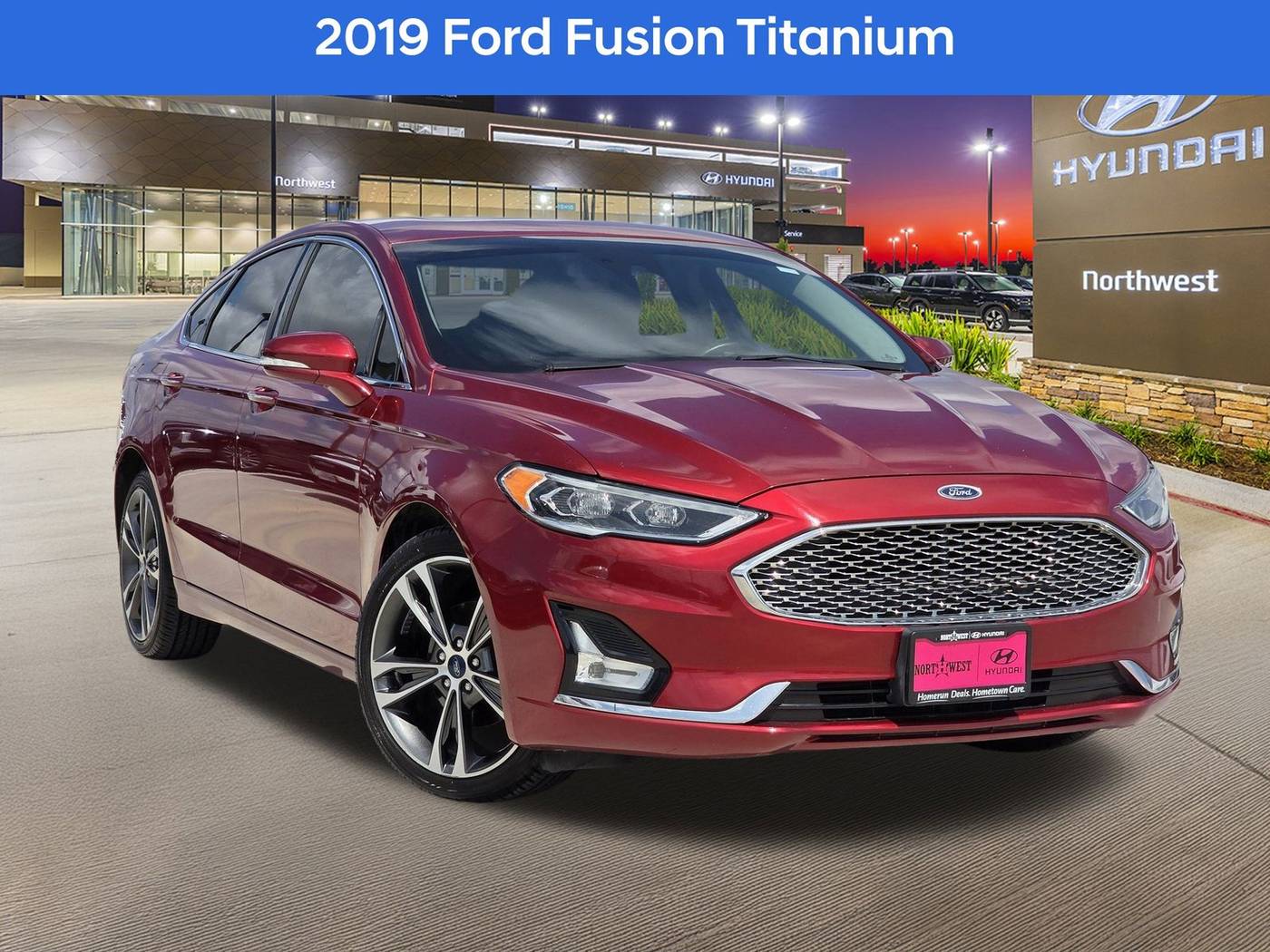 2019 Ford Fusion Titanium — Sedan — 105,014 mi — Houston, TX