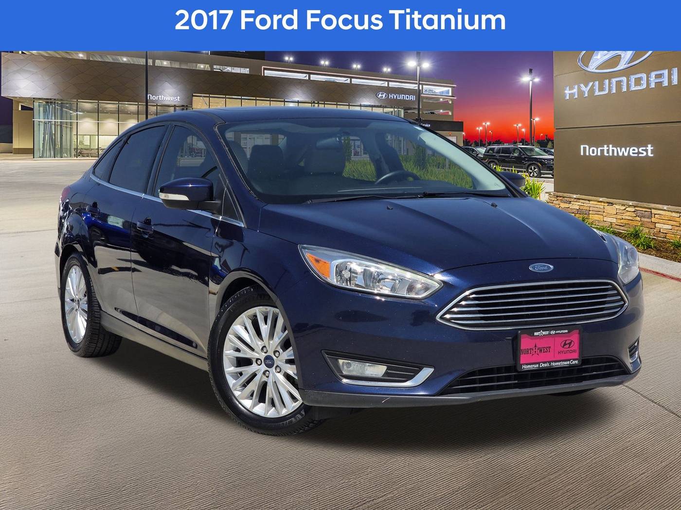 2017 Ford Focus Titanium — Sedan — 70,258 mi — Houston, TX