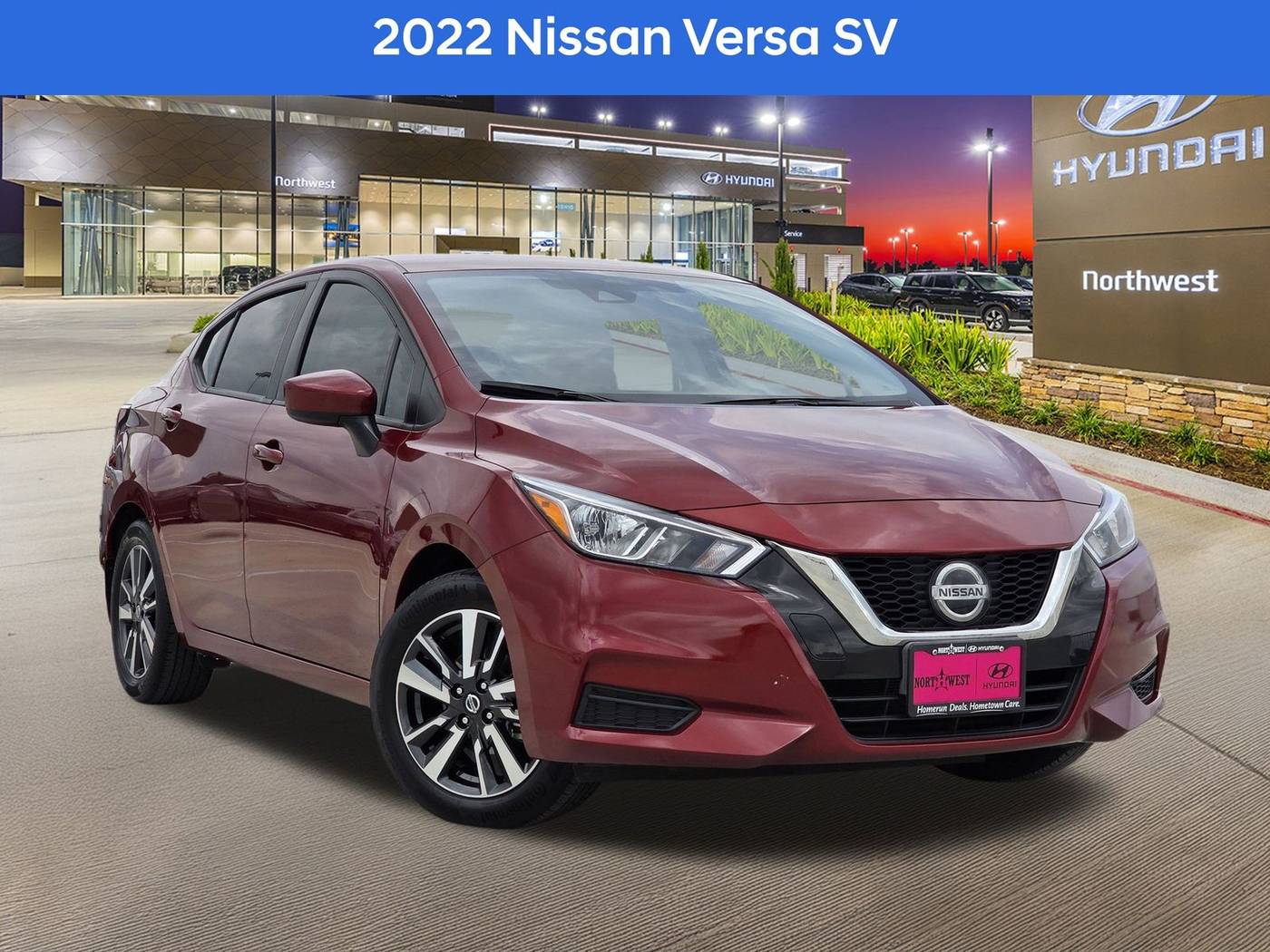 2022 Nissan Versa SV — Sedan — 37,984 mi — Houston, TX