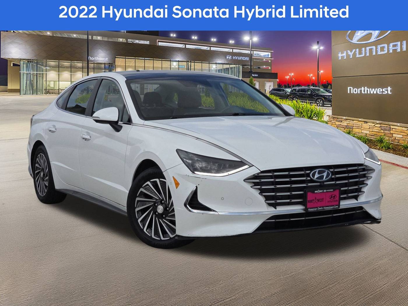 2022 Hyundai Sonata Hybrid Limited — Sedan — 90,609 mi — Houston, TX