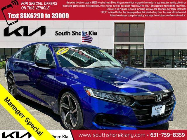 2022 Honda Accord Sport SE — Sedan — 30,606 mi — Copiague, NY