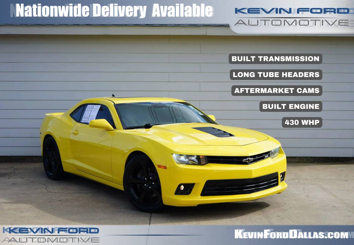 2015 Chevrolet Camaro 2SS — Coupe — 42,904 mi — Garland, TX