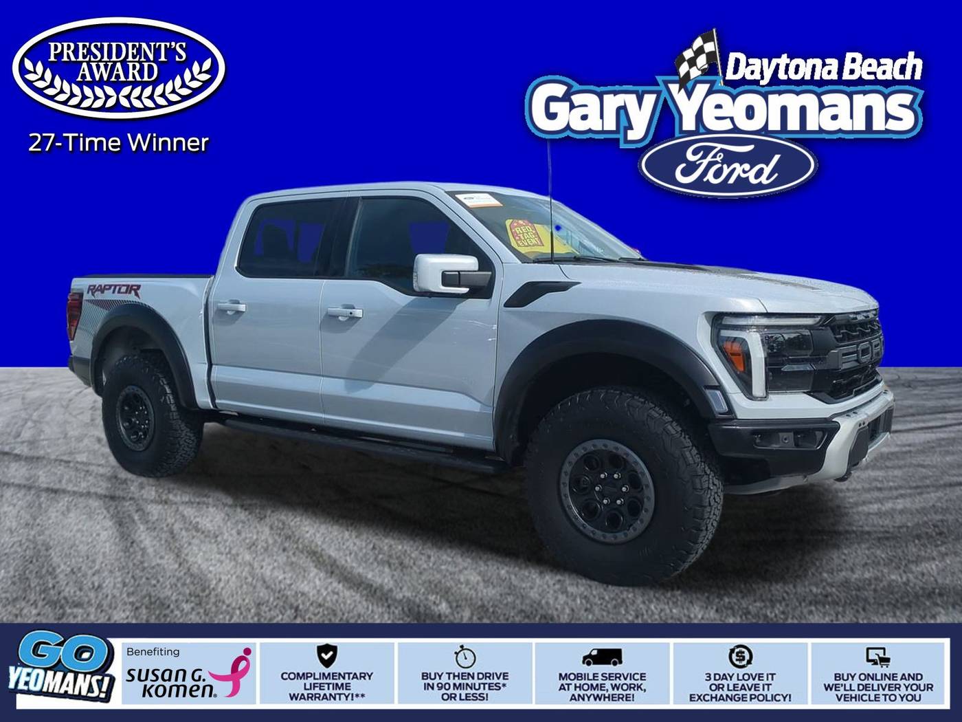 2025 Ford F-150 Raptor — Pickup Truck — 7,419 mi — Daytona Beach, FL