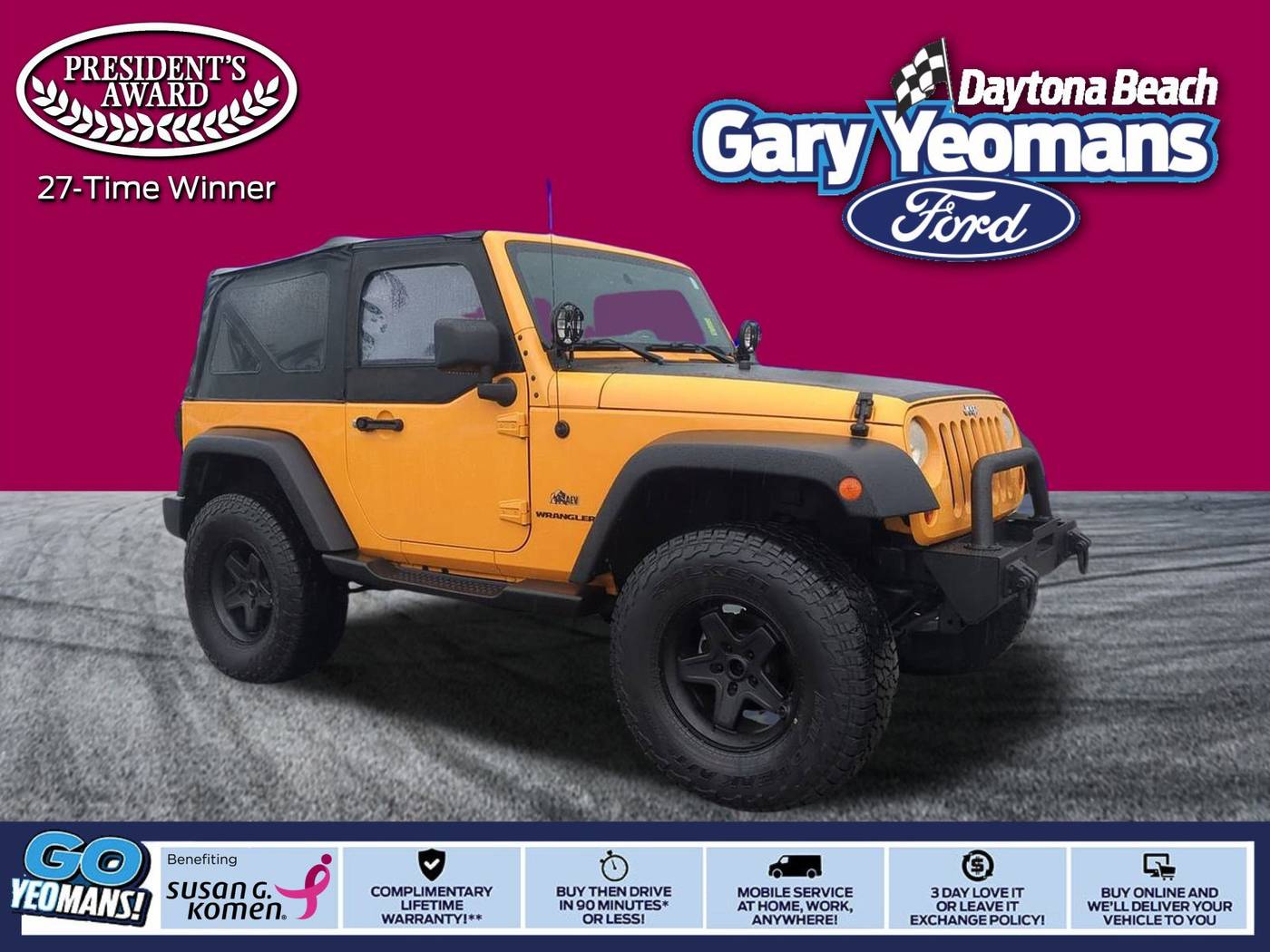 2013 Jeep Wrangler Sport — SUV — 85,729 mi — Daytona Beach, FL