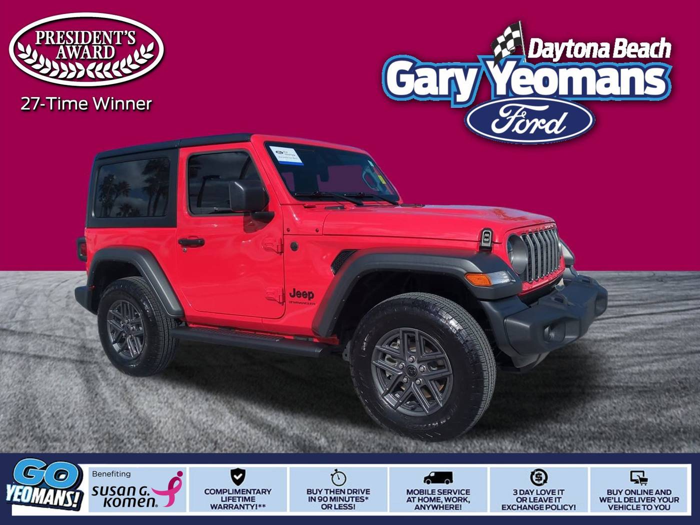 2025 Jeep Wrangler Sport S — SUV — 2,768 mi — Daytona Beach, FL
