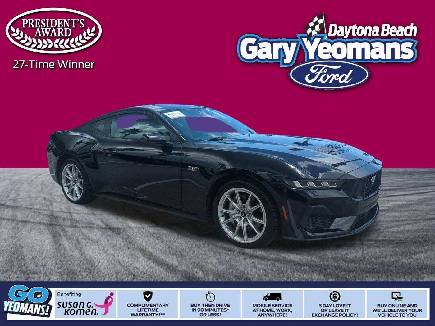 2024 Ford Mustang GT Premium — Coupe — 4,801 mi — Daytona Beach, FL