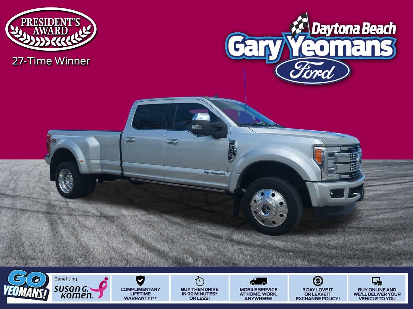 2019 Ford Super Duty F-450 Platinum — Pickup Truck — 51,071 mi — Daytona Beach, FL
