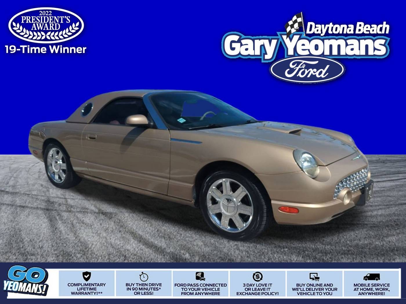 2005 Ford Thunderbird Premium — Convertible — 63,071 mi — Daytona Beach, FL