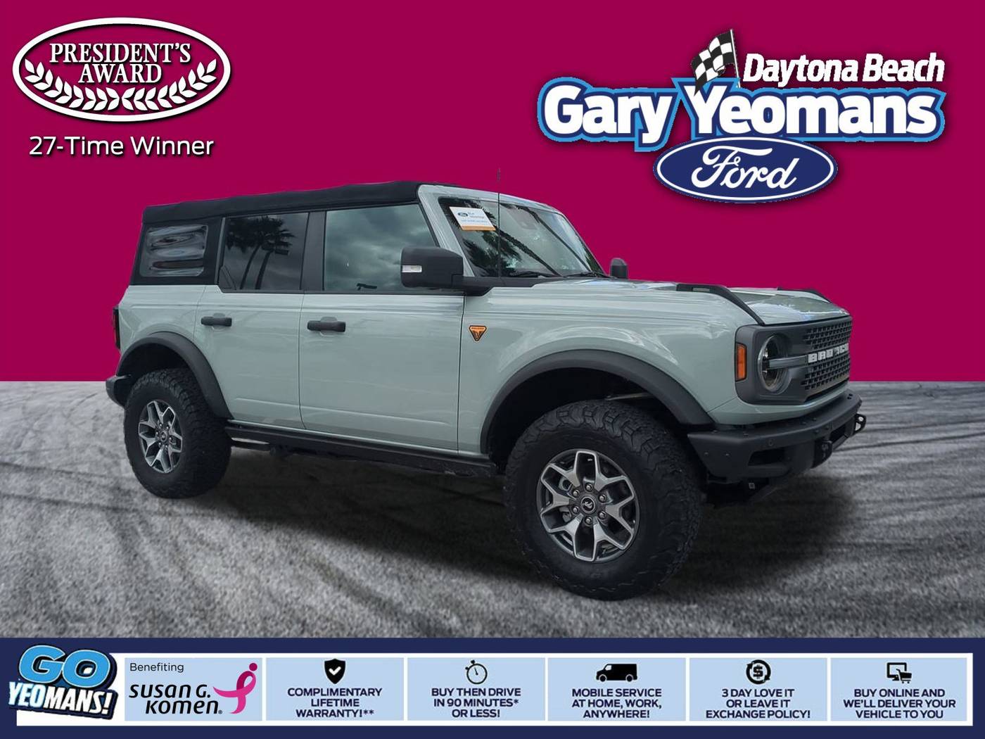 2021 Ford Bronco Badlands — SUV — 17,370 mi — Daytona Beach, FL