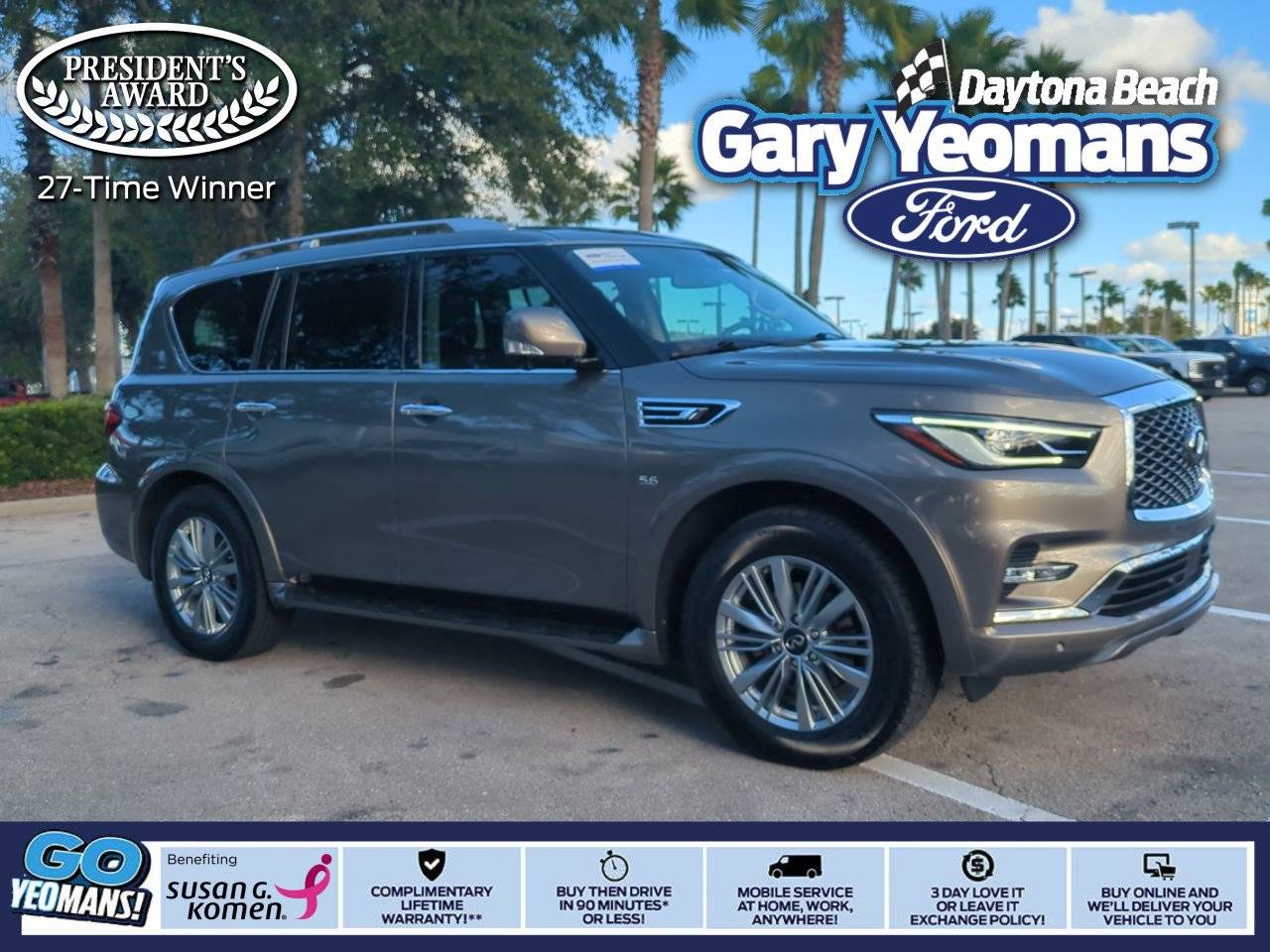 2019 INFINITI QX80 LUXE — SUV — 58,070 mi — Daytona Beach, FL
