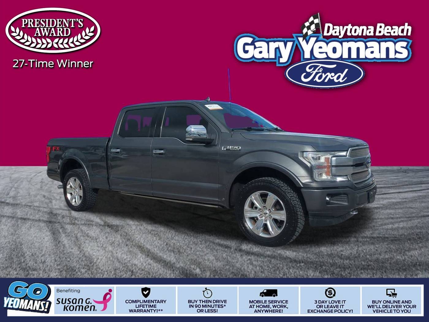 2020 Ford F-150 Platinum — Pickup Truck — 60,353 mi — Daytona Beach, FL