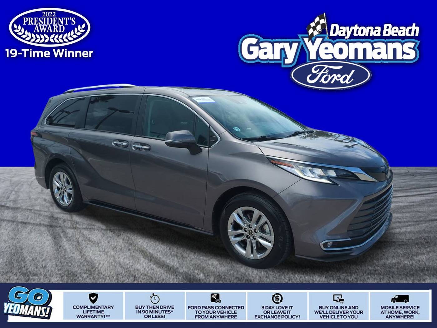 2022 Toyota Sienna Limited — Minivan — 67,282 mi — Daytona Beach, FL