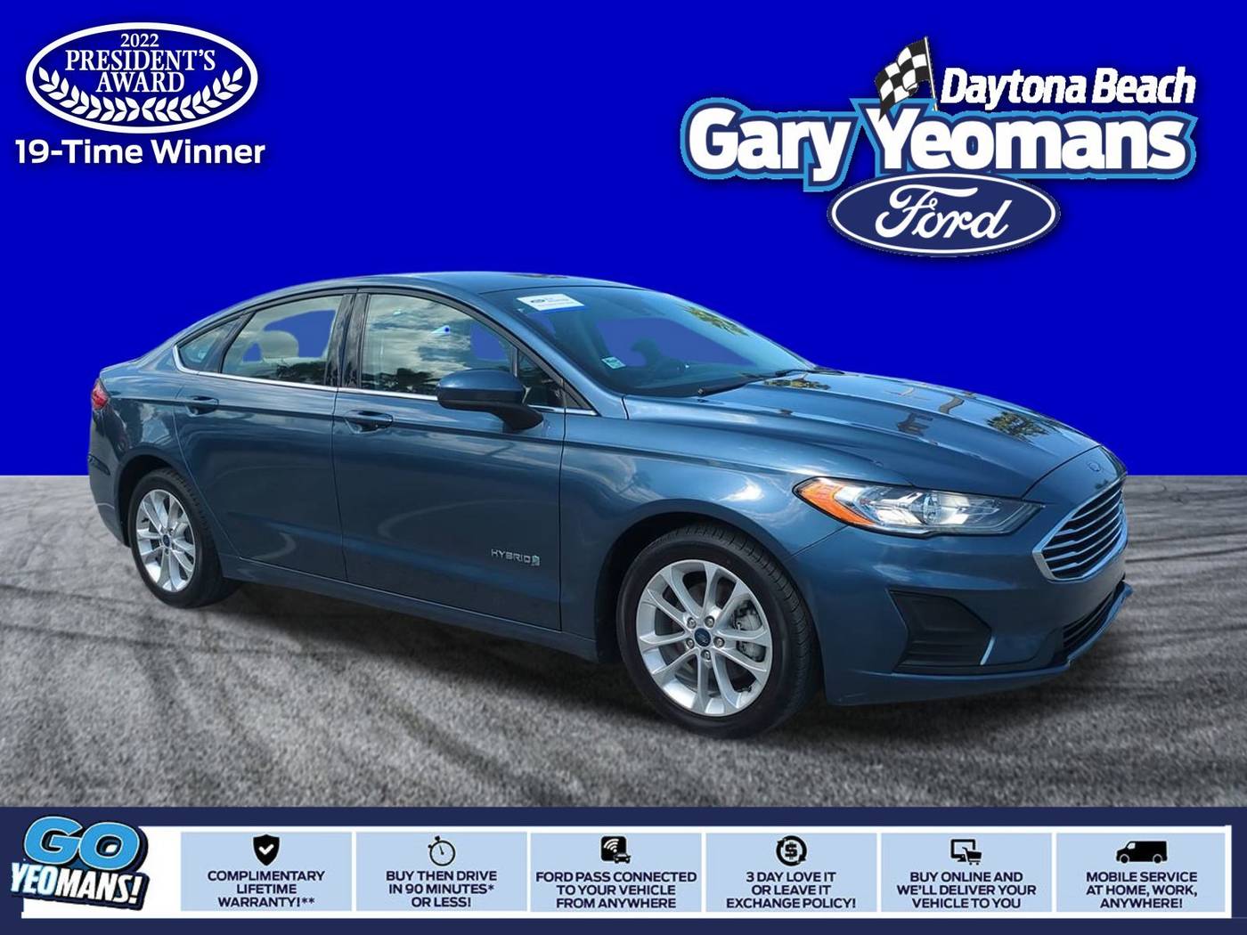 2019 Ford Fusion Hybrid SE — Sedan — 83,859 mi — Daytona Beach, FL