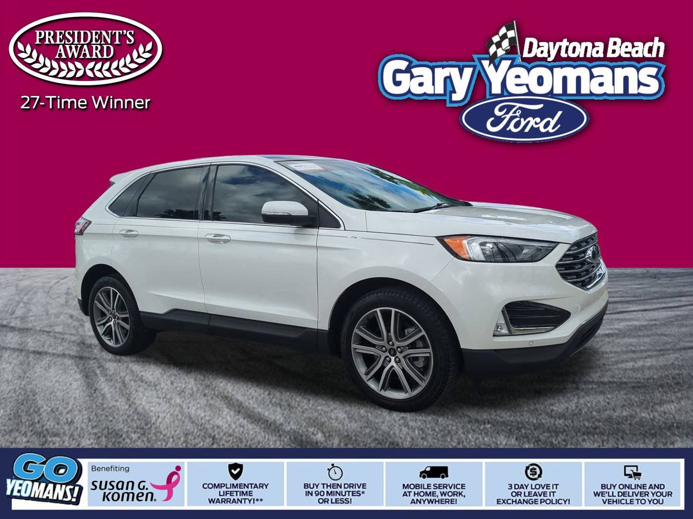 2024 Ford Edge Titanium — SUV — 22,361 mi — Daytona Beach, FL