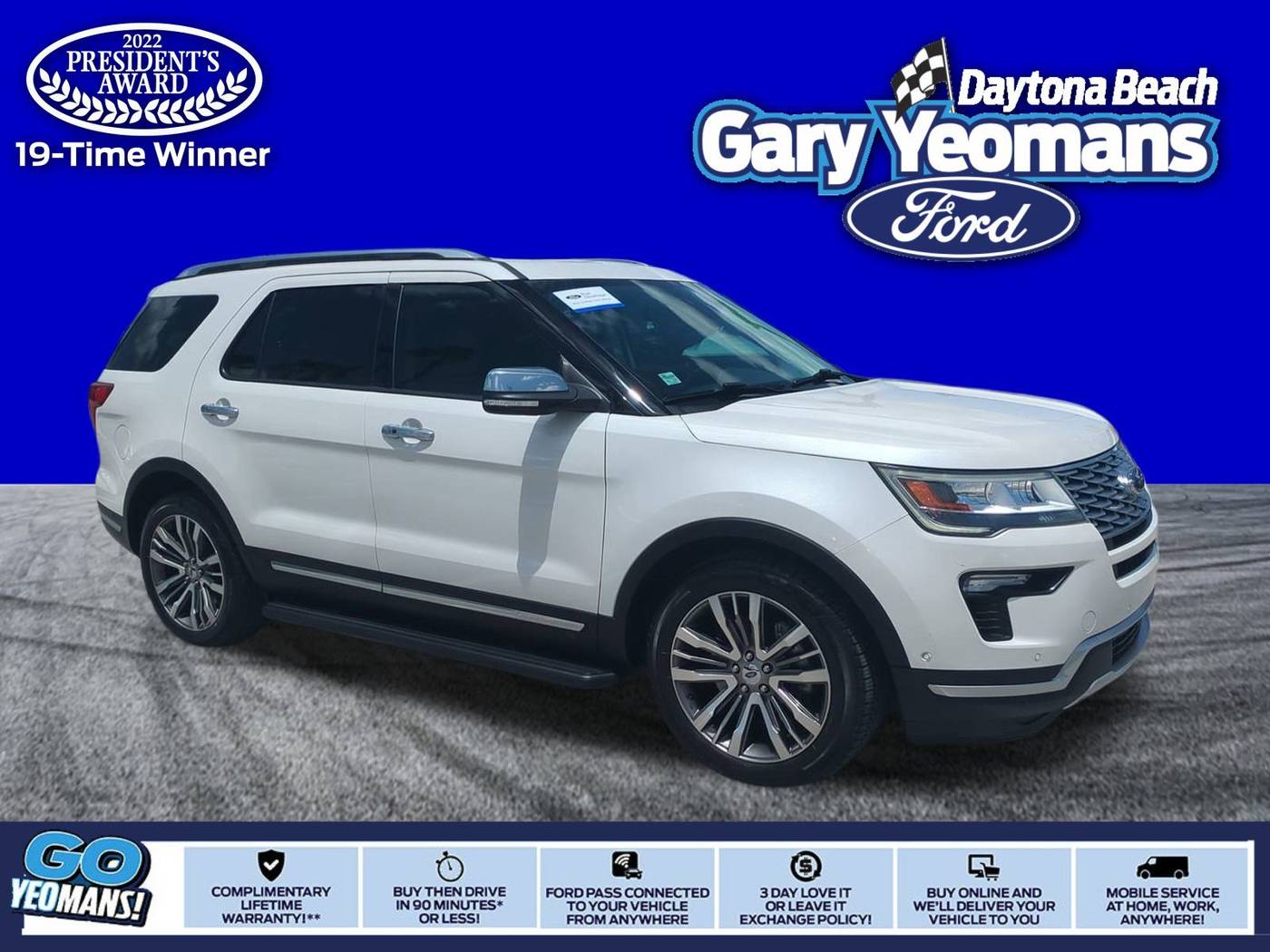 2018 Ford Explorer Platinum — SUV — 69,774 mi — Daytona Beach, FL