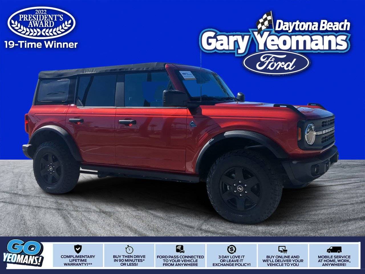 2022 Ford Bronco Black Diamond — SUV — 62,914 mi — Daytona Beach, FL
