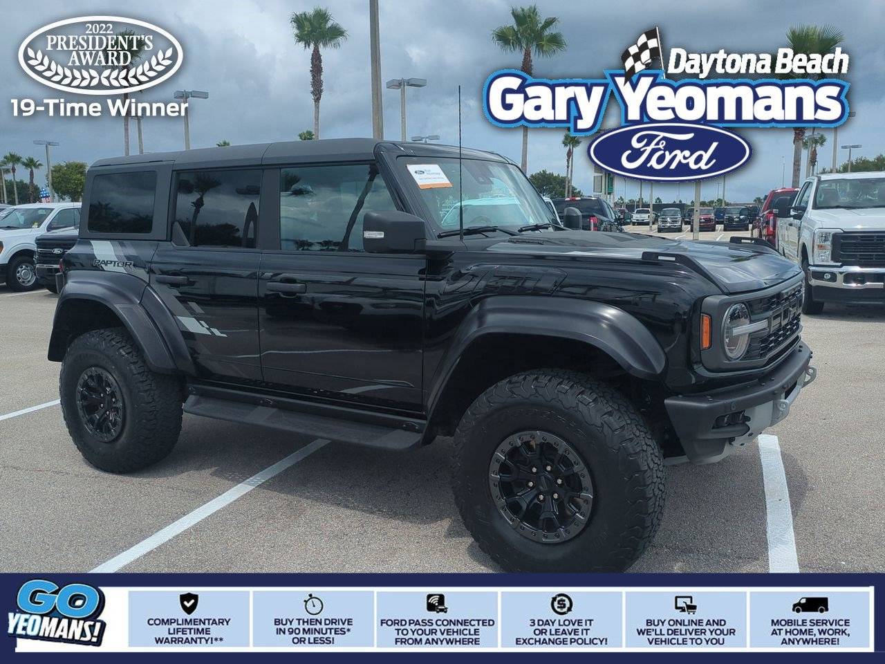 2022 Ford Bronco Raptor — SUV — 22,208 mi — Daytona Beach, FL
