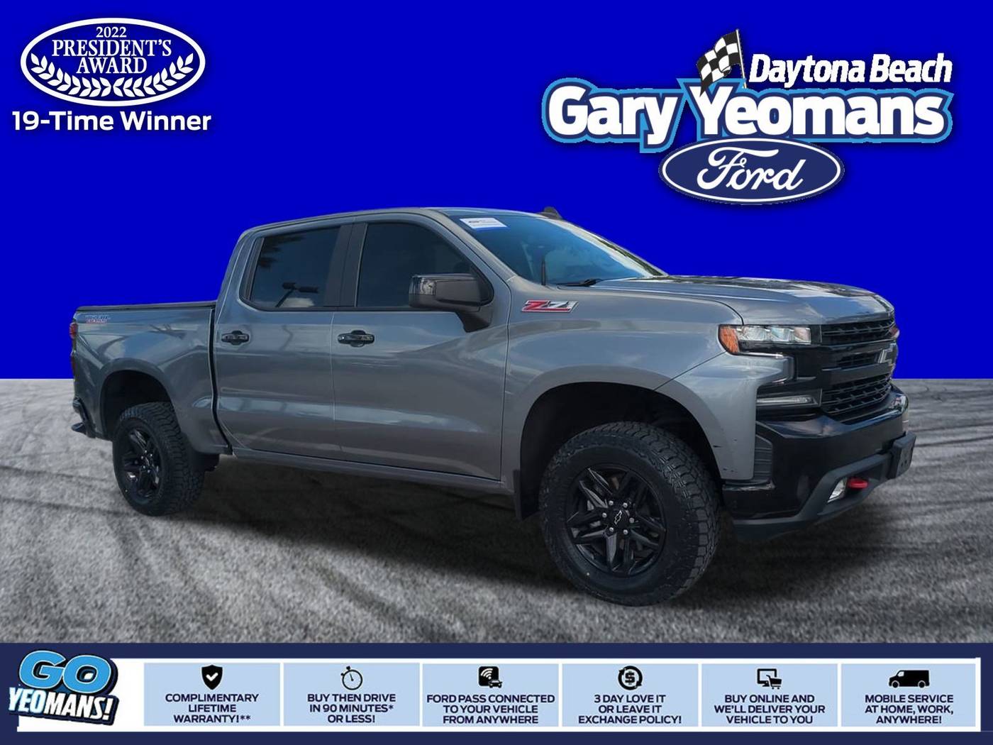 2021 Chevrolet Silverado 1500 LT Trail Boss — Pickup Truck — 43,943 mi — Daytona Beach, FL