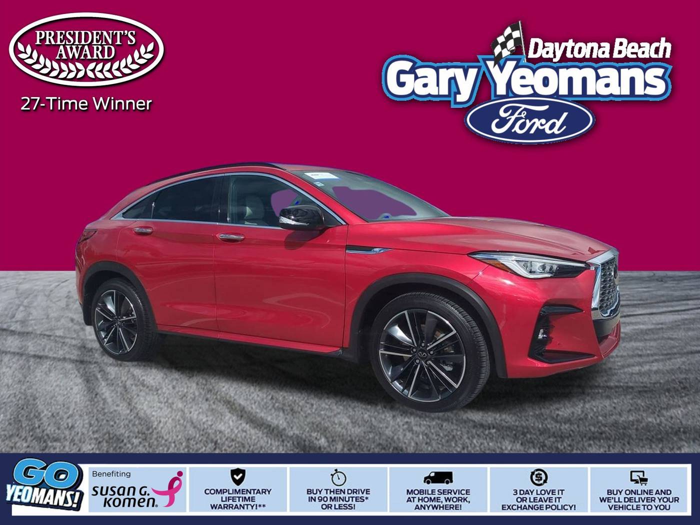 2025 INFINITI QX55 ESSENTIAL — SUV — 1,286 mi — Daytona Beach, FL