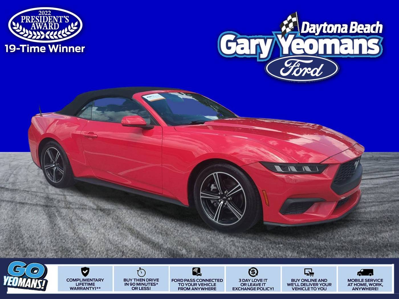 2024 Ford Mustang EcoBoost — Convertible — 15,858 mi — Daytona Beach, FL