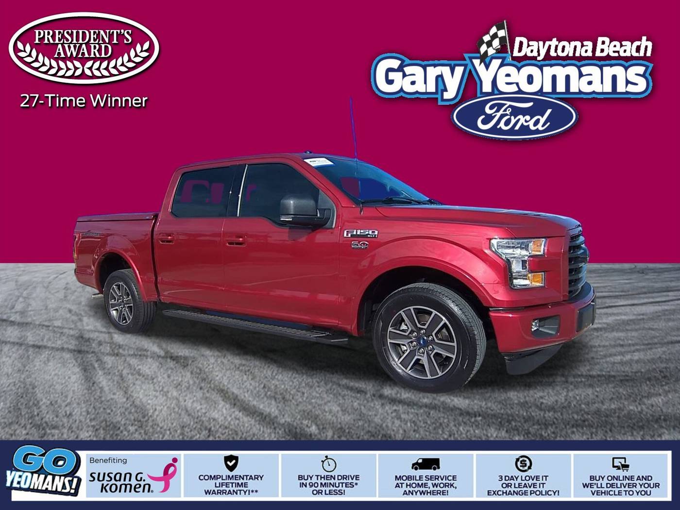 2017 Ford F-150 XLT — Pickup Truck — 69,426 mi — Daytona Beach, FL