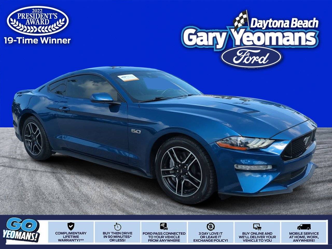 2022 Ford Mustang GT Premium — Coupe — 33,597 mi — Daytona Beach, FL