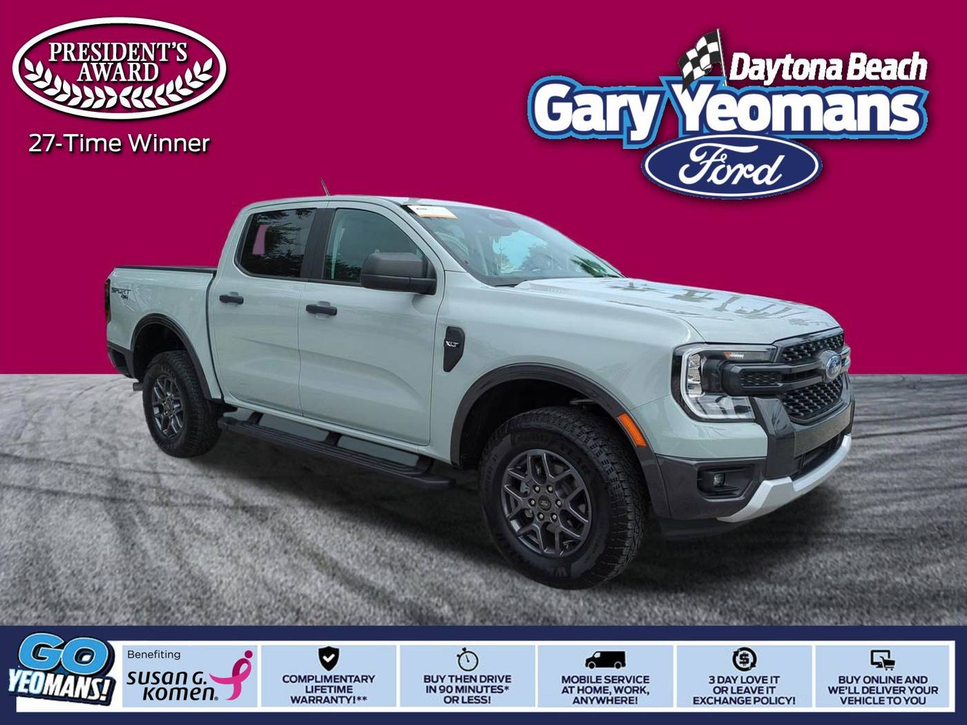 2024 Ford Ranger XLT — Pickup Truck — 6,885 mi — Daytona Beach, FL