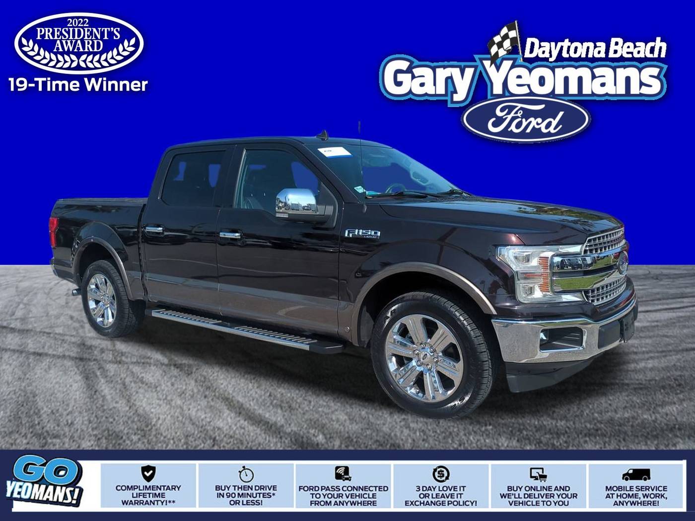 2018 Ford F-150 Lariat — Pickup Truck — 49,700 mi — Daytona Beach, FL