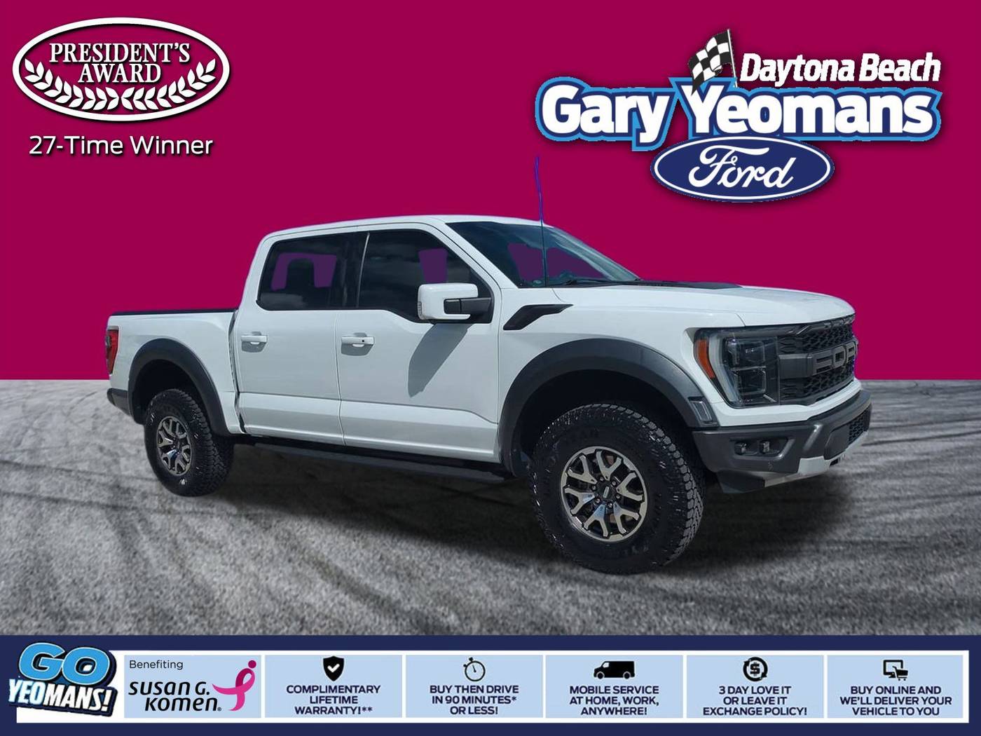 2022 Ford F-150 Raptor — Pickup Truck — 64,931 mi — Daytona Beach, FL