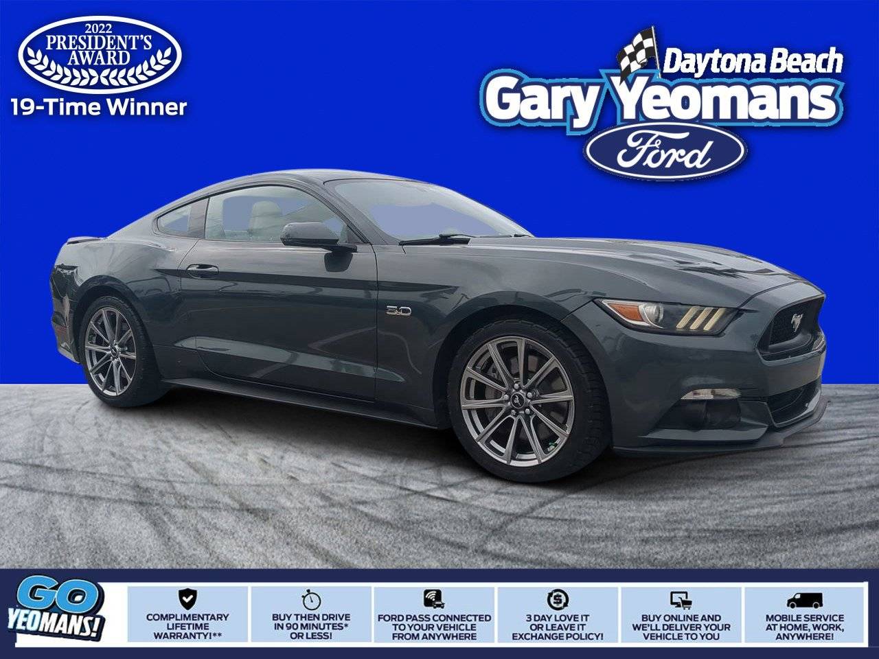 2015 Ford Mustang GT Premium — Coupe — 168,528 mi — Daytona Beach, FL
