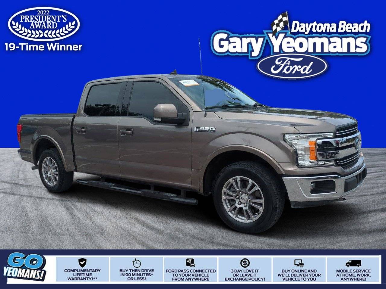 2020 Ford F-150 Lariat — Pickup Truck — 49,608 mi — Daytona Beach, FL