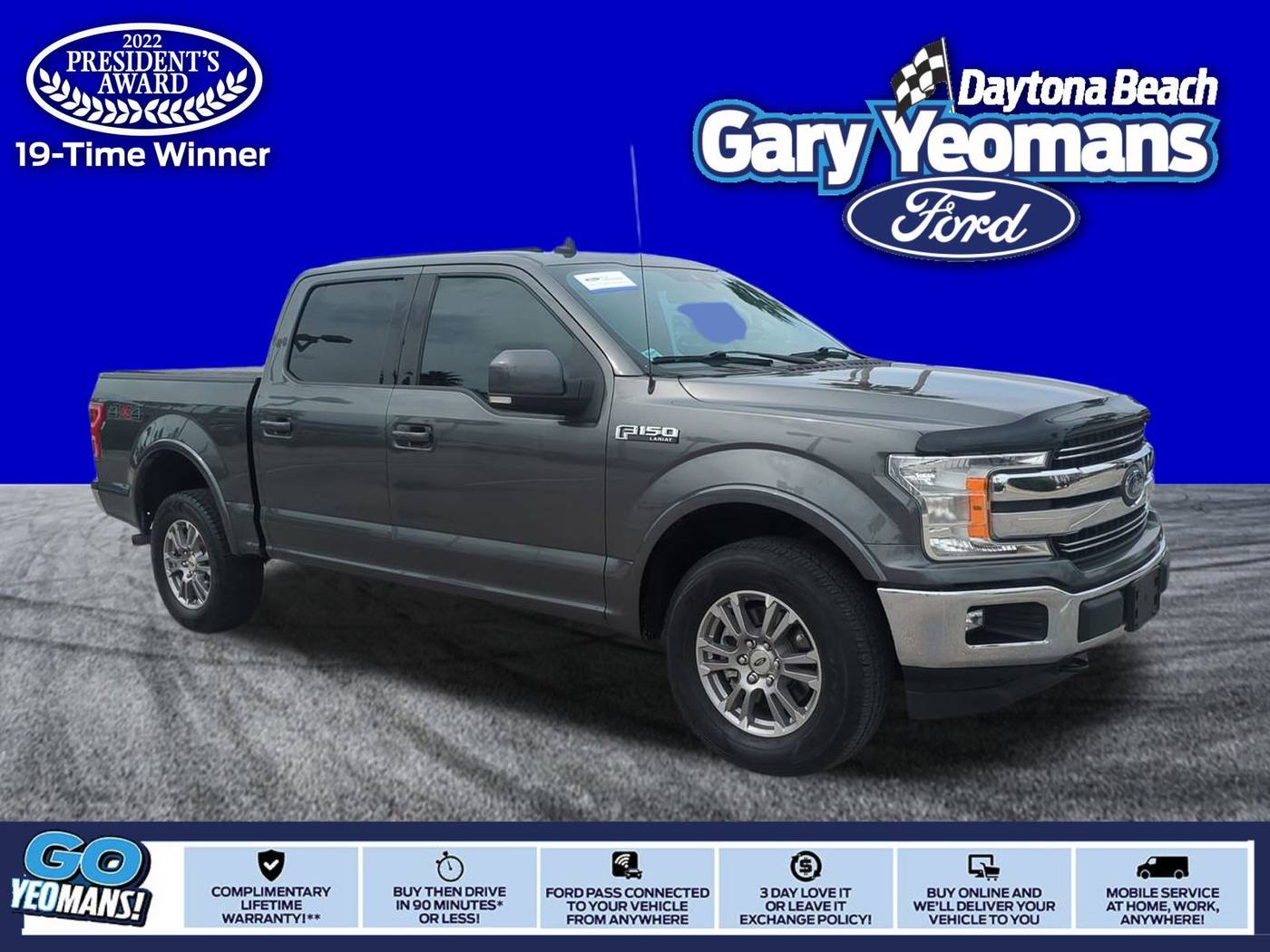 2019 Ford F-150 Lariat — Pickup Truck — 97,360 mi — Daytona Beach, FL