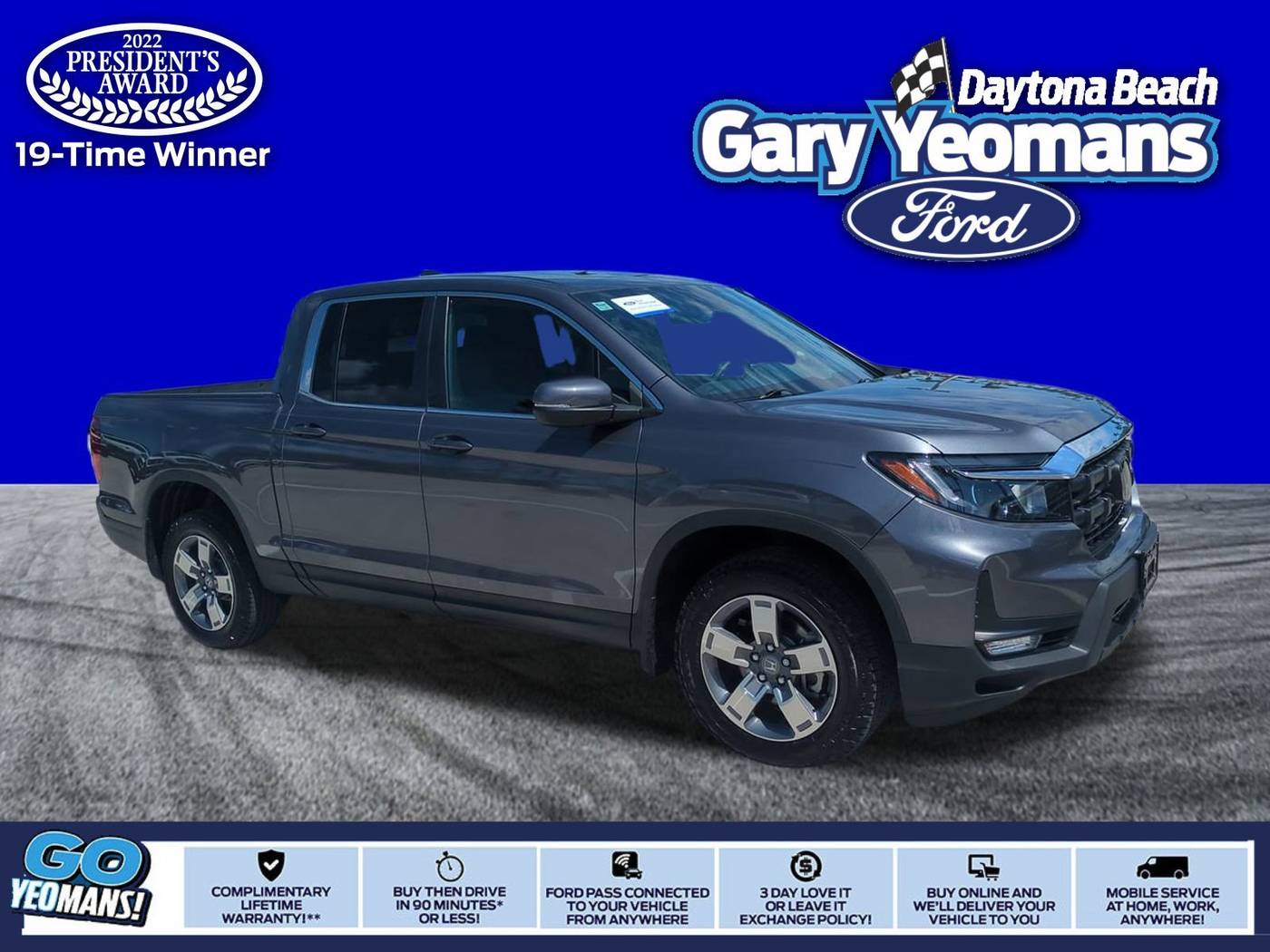 2025 Honda Ridgeline RTL — Pickup Truck — 4,792 mi — Daytona Beach, FL