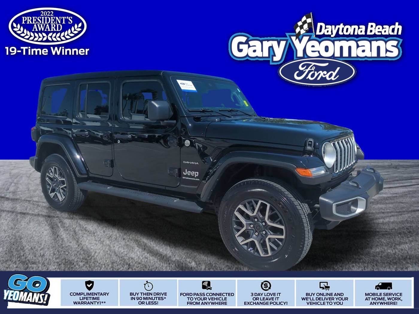 2024 Jeep Wrangler Sahara — SUV — 4,038 mi — Daytona Beach, FL