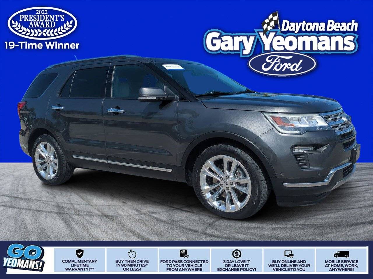 2018 Ford Explorer Limited — SUV — 61,373 mi — Daytona Beach, FL