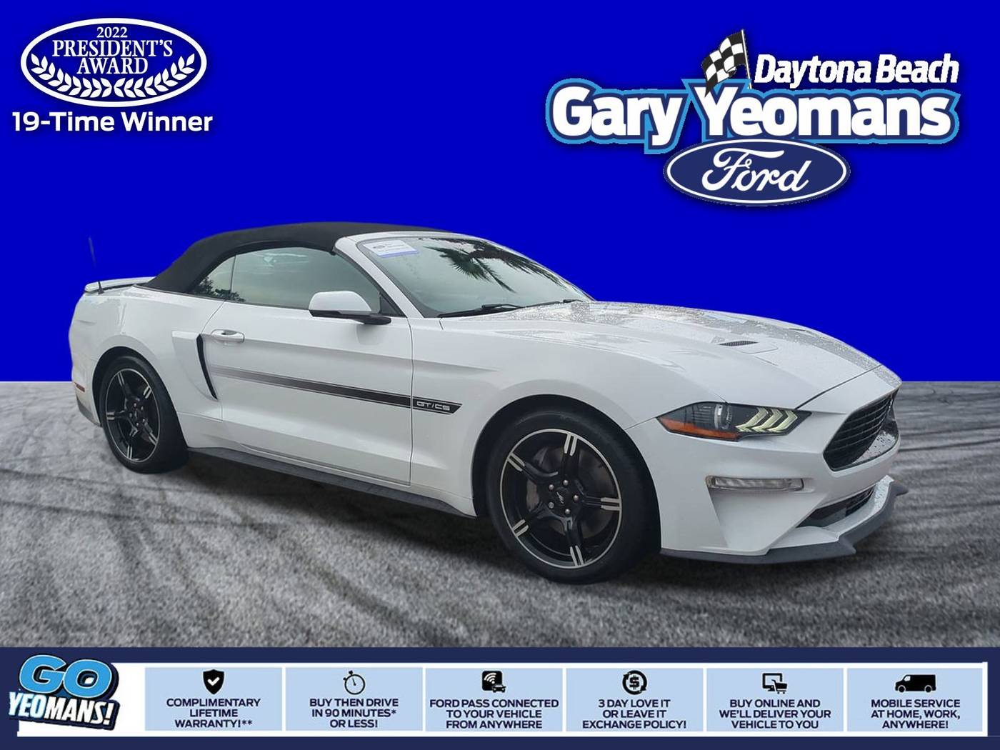 2019 Ford Mustang GT Premium — Convertible — 60,542 mi — Daytona Beach, FL
