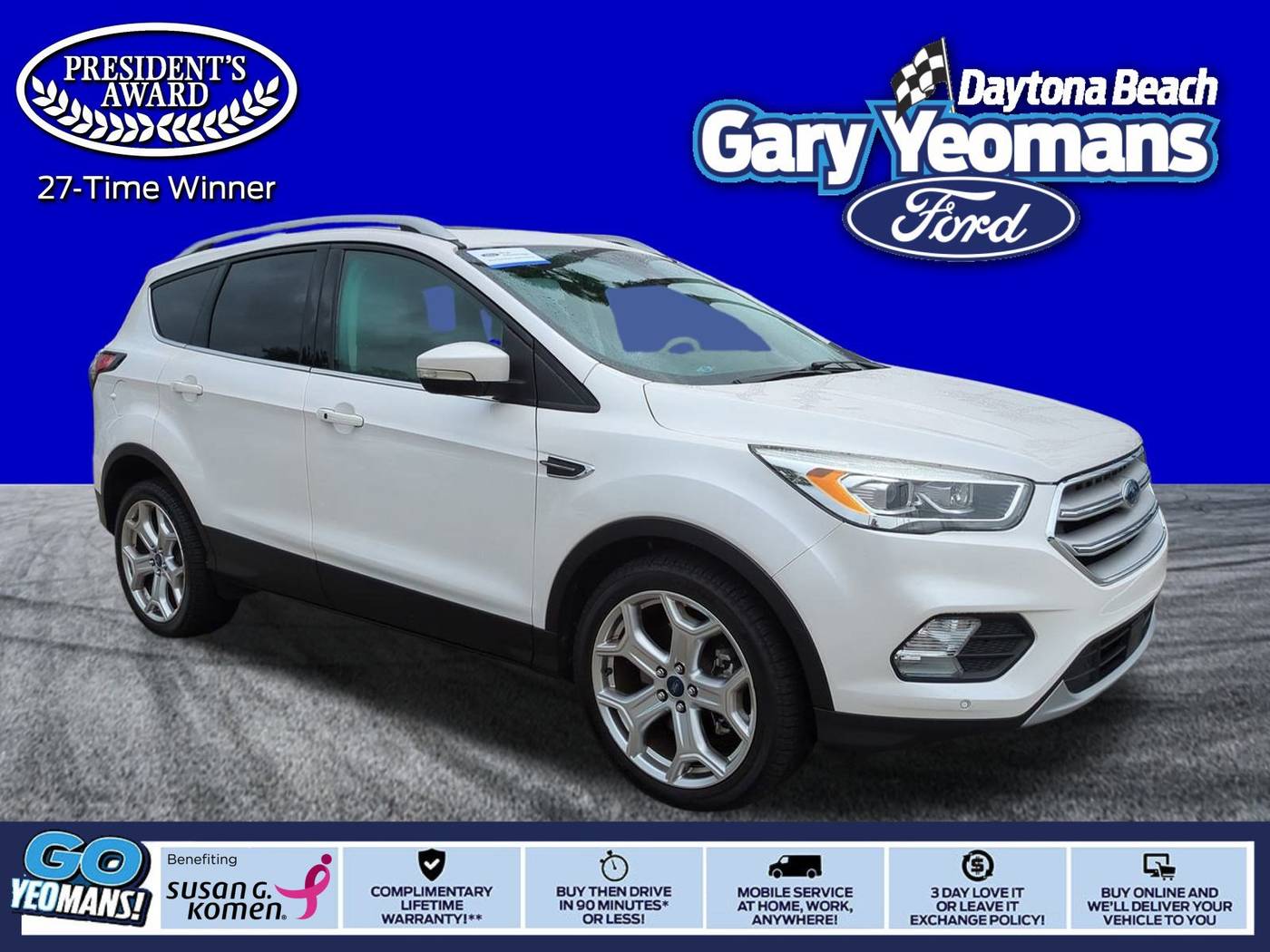 2018 Ford Escape Titanium — SUV — 54,645 mi — Daytona Beach, FL